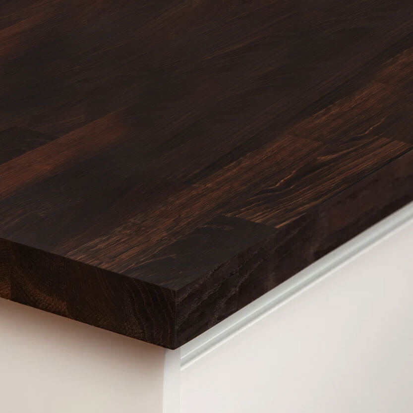 Black Oak - Real Wood Worktop - 40mm Thick