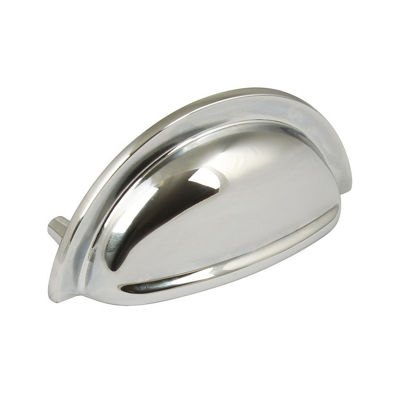 CLASSIC Delilah Cup Handle - 76mm Hole Centres - Polished Chrome (HB10-0229)