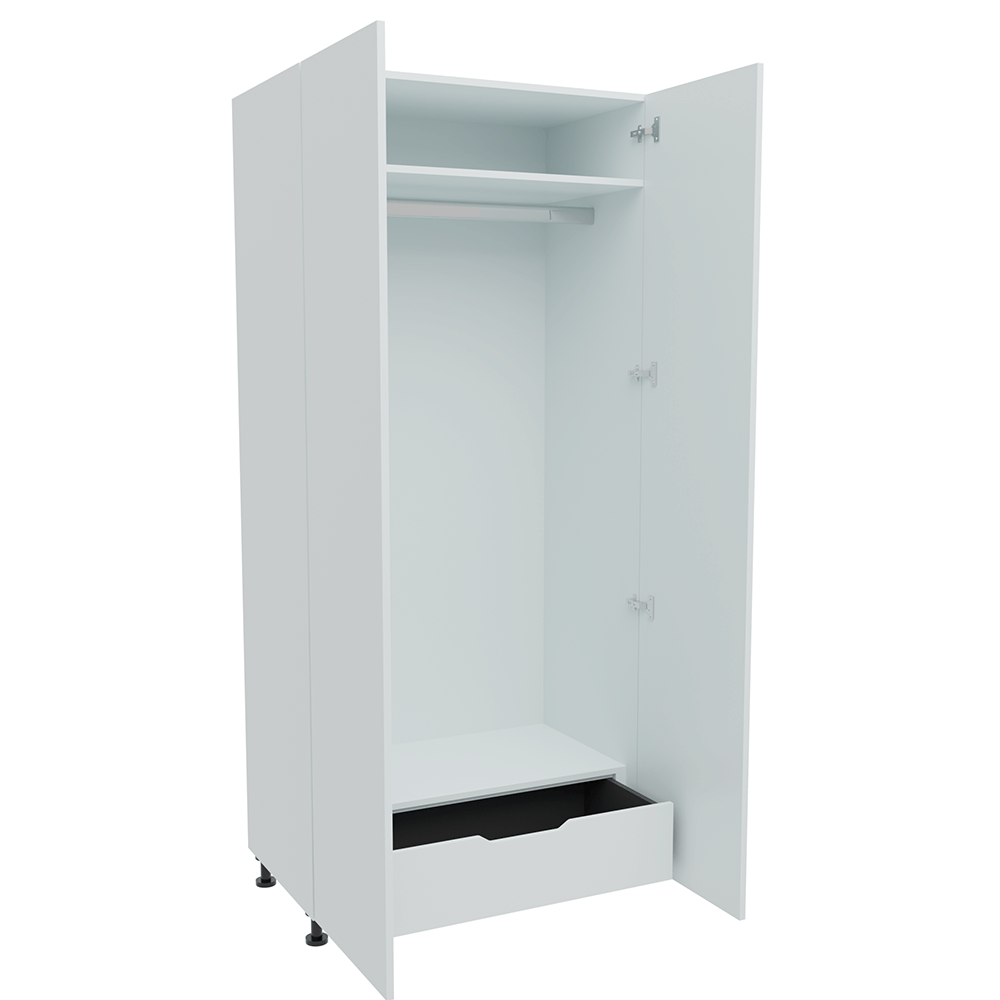 1000mm Single Hanging Robe with 1 x Internal Drawer 