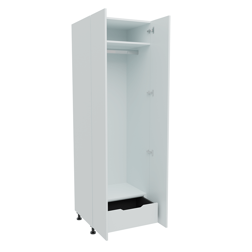 700mm Single Hanging Robe with 1 x Internal Drawer