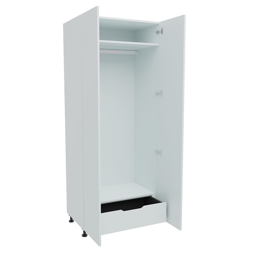 900mm Single Hanging Robe with 1 x Internal Drawer