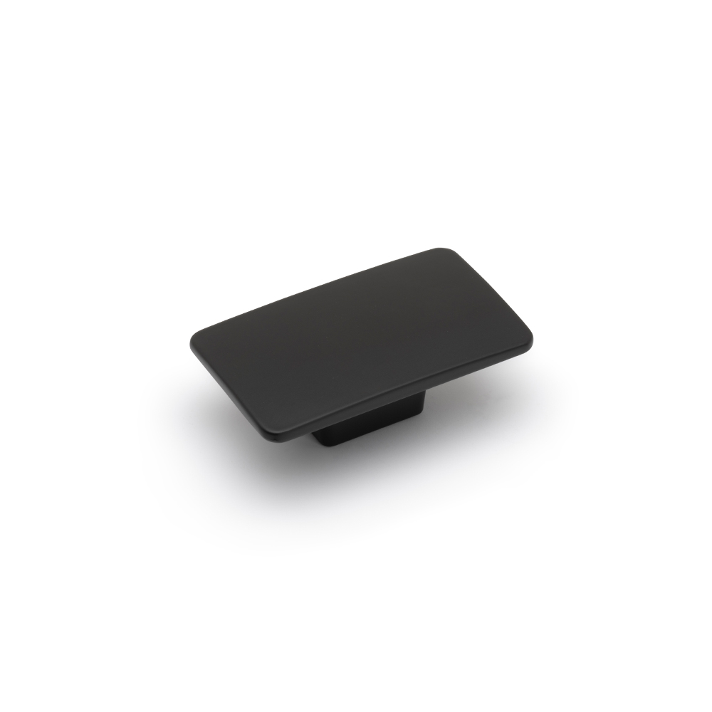 AURORA Rectangular Knob - 59 x 34mm - Matt Black (HB1-0107)
