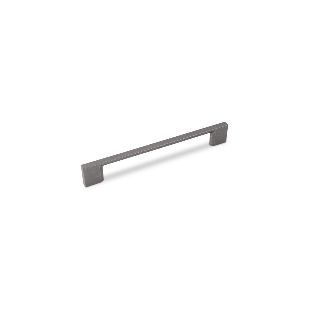 AURORA Slim Square D Handle - 160mm Hole Centres - Pewter (HB2-0125)