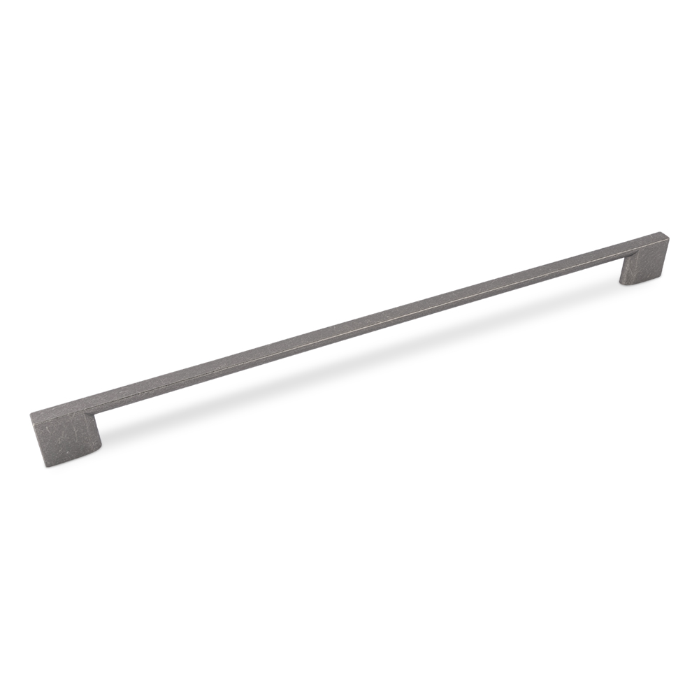 AURORA Slim Square D Handle - 358mm (320mm Hole Centres) - Pewter (HB2-0116)