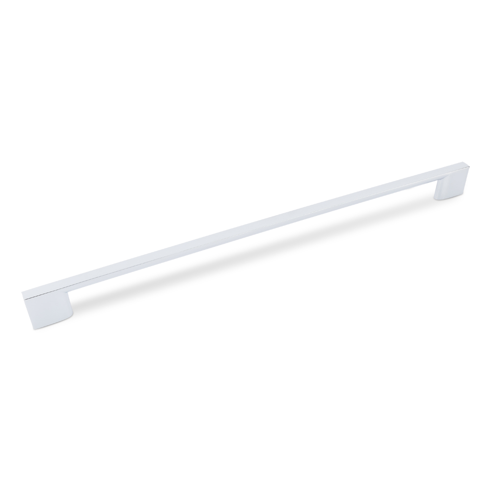 AURORA Slim Square D Handle - 358mm (320mm Hole Centres) - Chrome (HB4-0146)