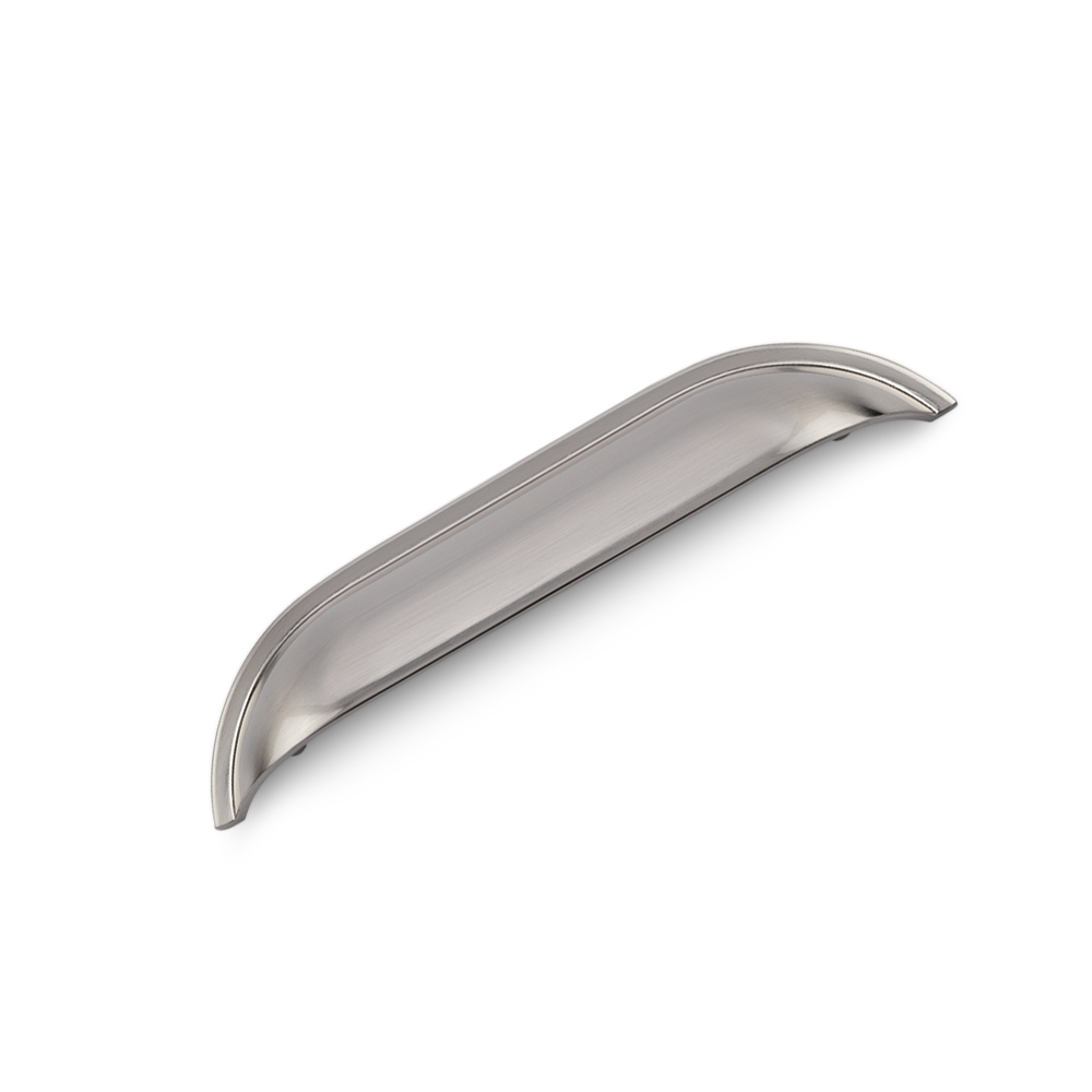 AURORA Linear Cup Handle - 128mm Hole Centres - Brushed Nickel (HB3-0135)