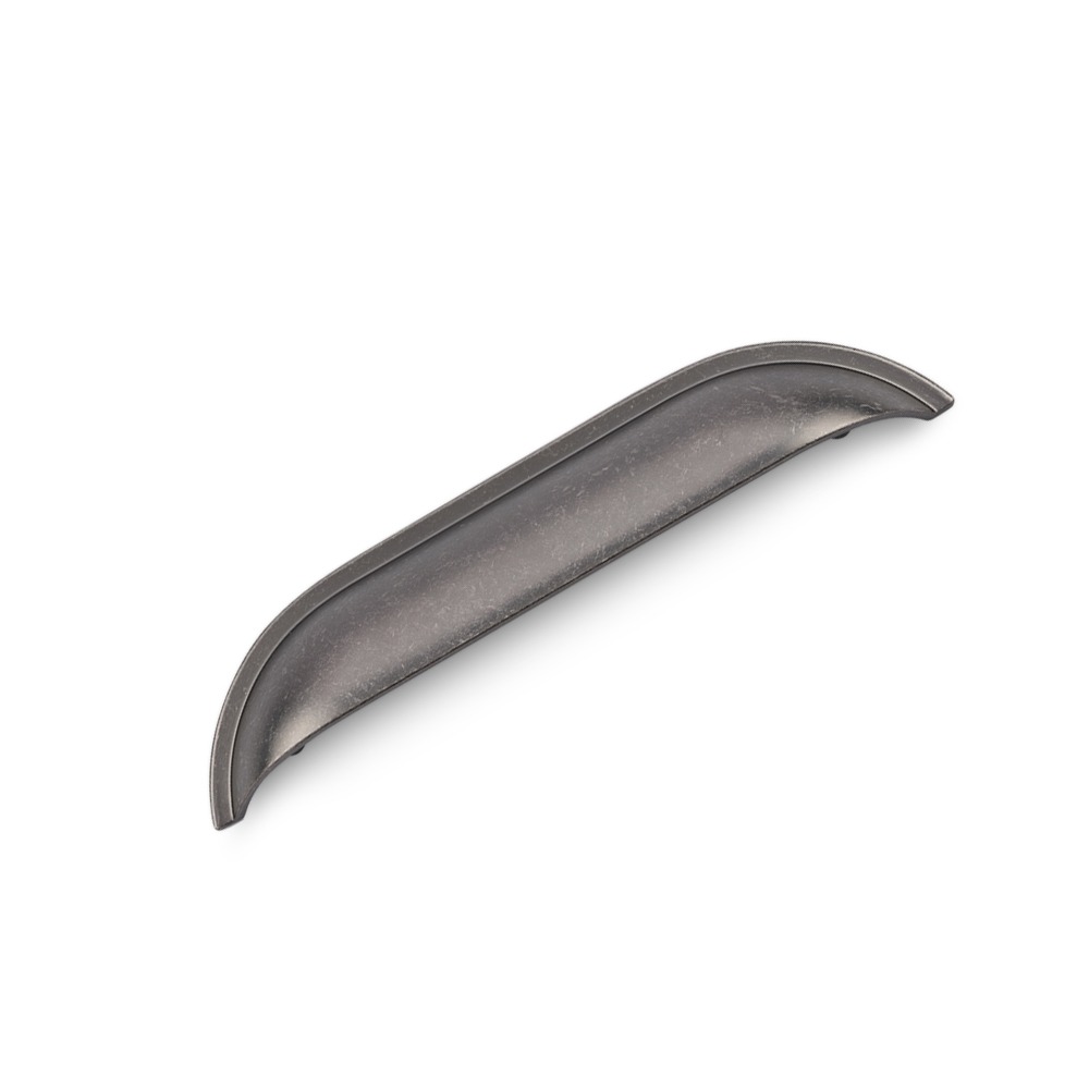 AURORA Linear Cup Handle - 174mm (128mm Hole Centres) - Pewter (HB2-0120)