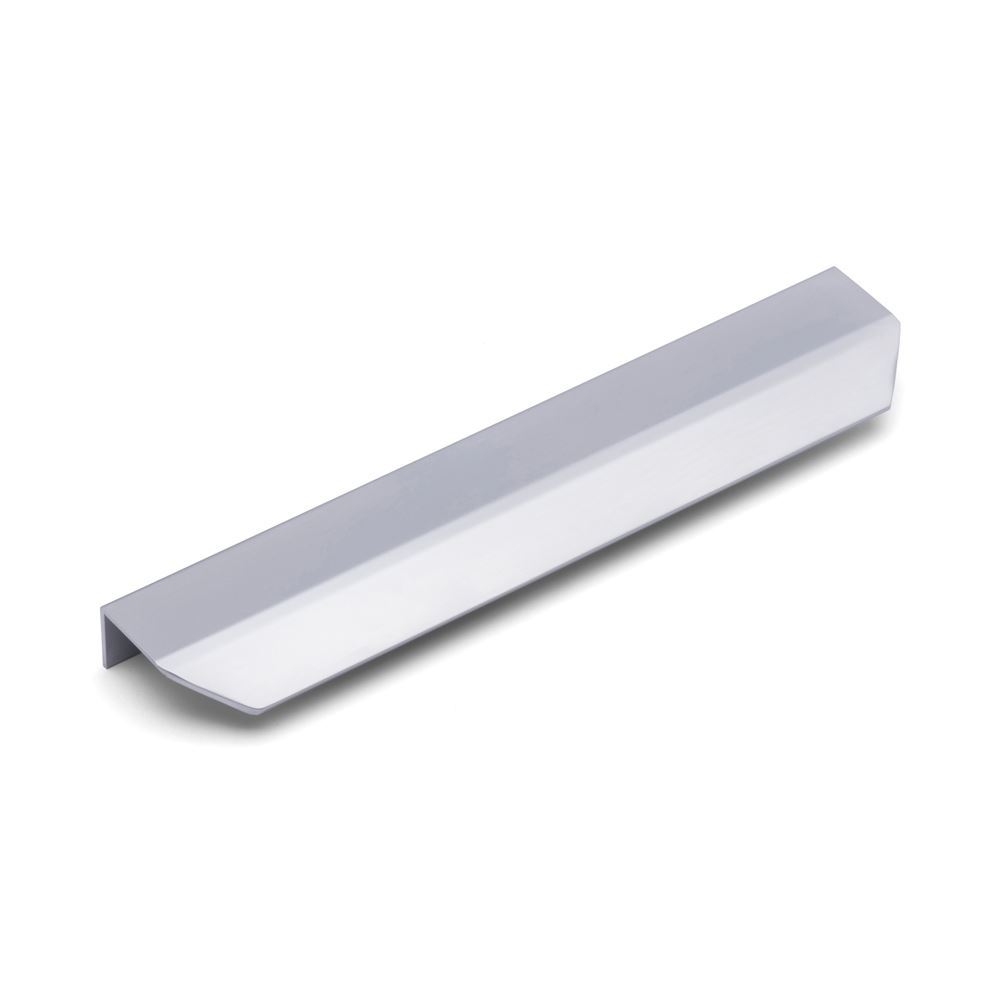 AURORA Edge Pull - Rear Fixed - 200mm Hole Centres - Satin Chrome (HB7-0192)