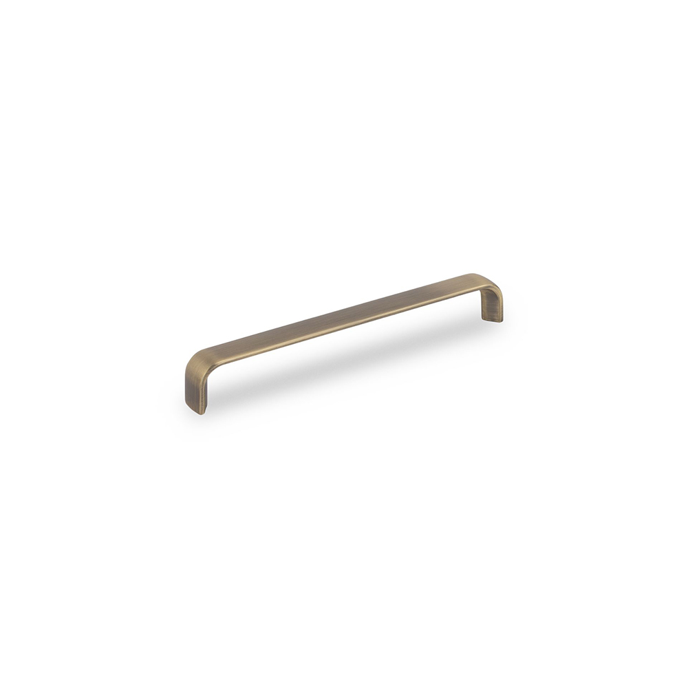 AURORA D Handle - 160mm Hole Centres - Antique Brass (HB11-0254)