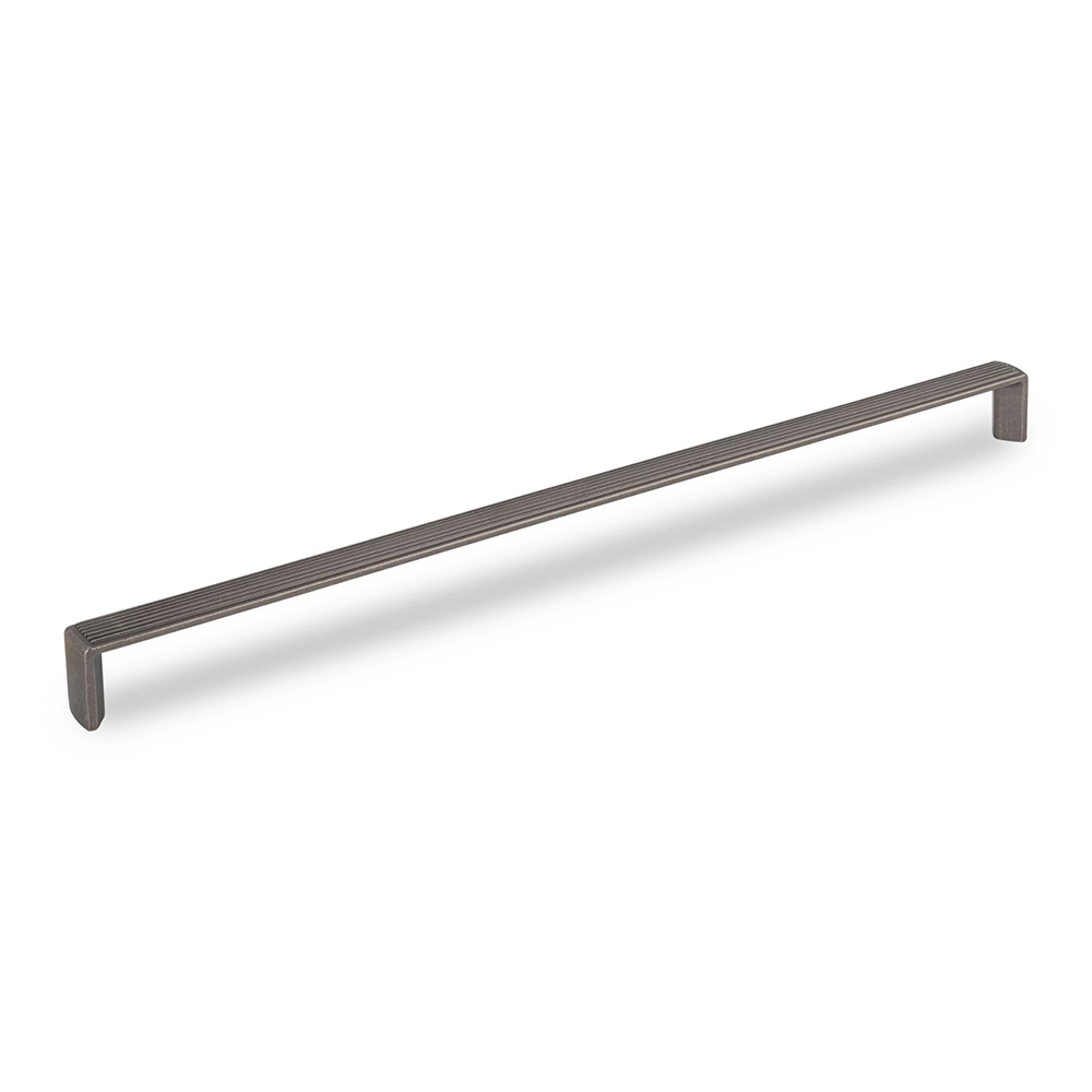 AURORA D Reeded Handle - 320mm Hole Centres - Pewter (HB12-266)