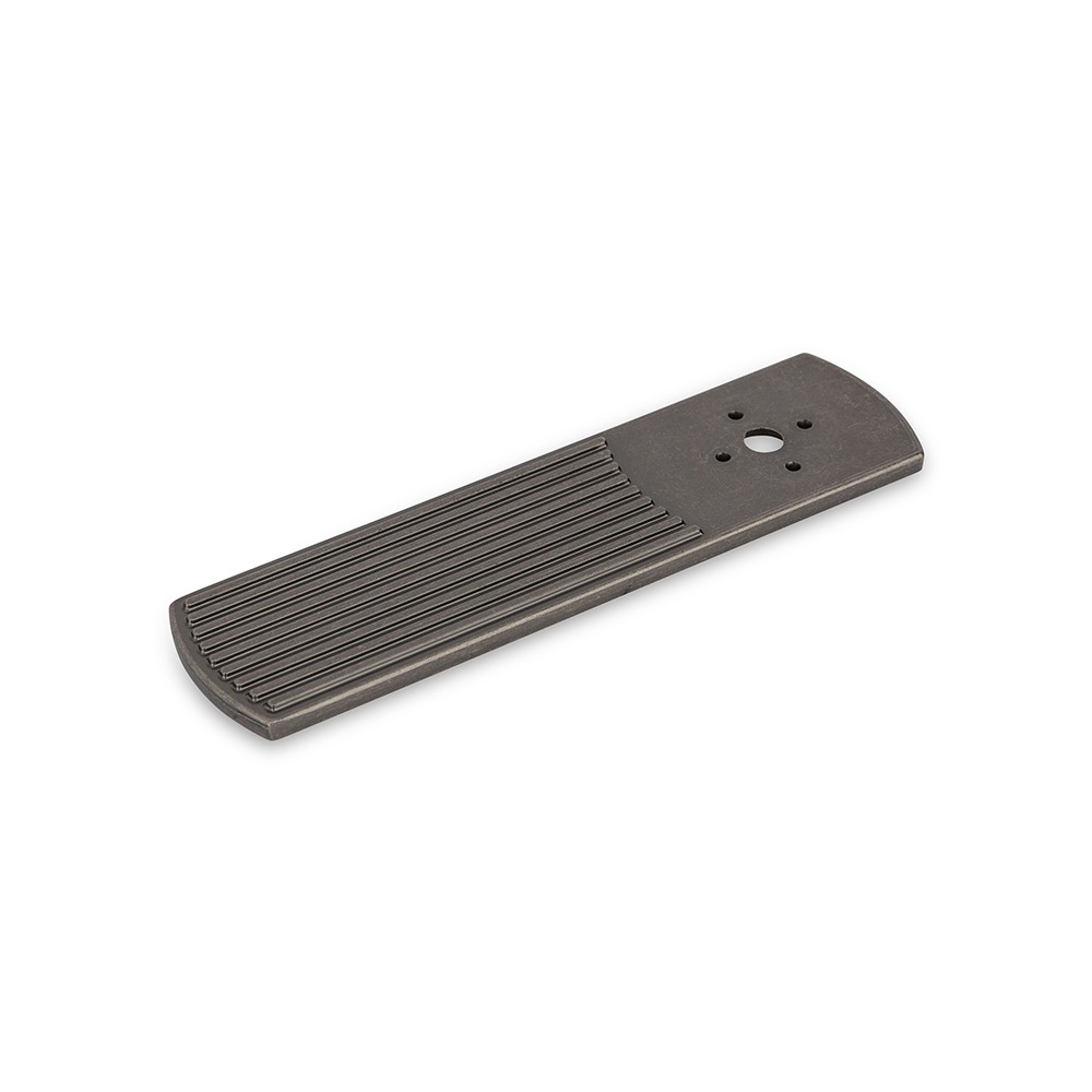 AURORA Long Back Plate - 95mm Long - Pewter (HB)